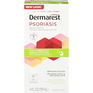 DermaRest Psoriasis Max Strength Medicated Gel Box