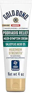 Gold Bond psoriasis relief cream tube, 4 oz.